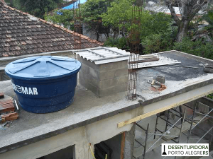 Modo de instalação facilita limpeza de caixa d’água Porto Alegre